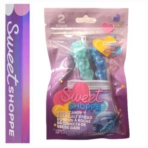 2/$6 Sweet Shoppe Cherry Scented Rock Candy Bath Salt Sticks